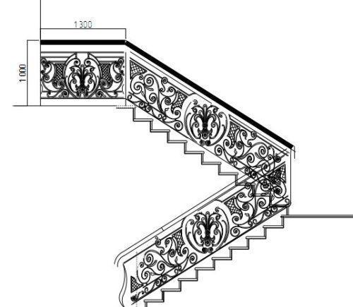 кованые лестницы эскизы